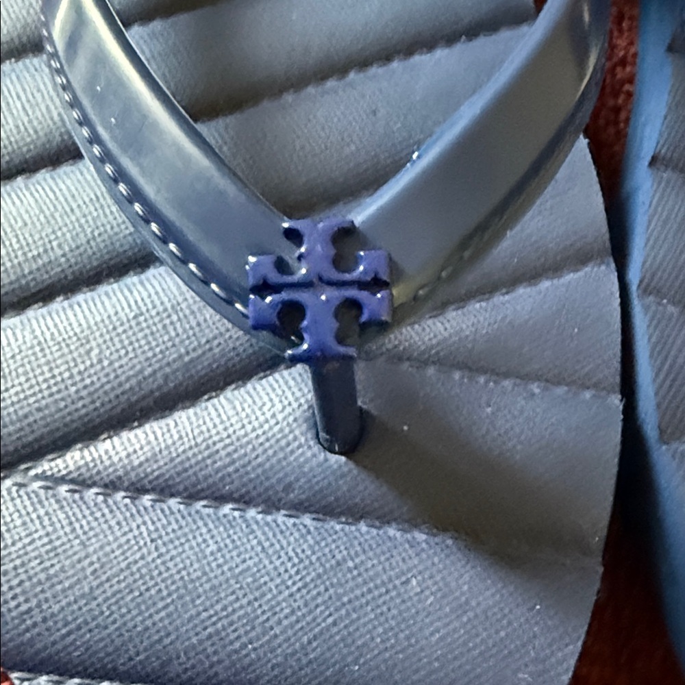 BN Tory Burch Blue Sandals size 9 - Picture 3 of 3
